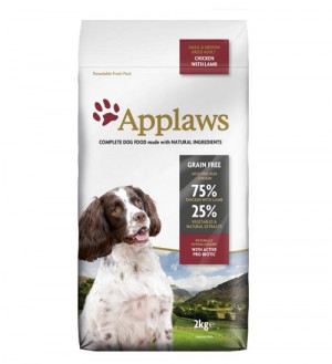 Applaws Adult Dog Chicken with Lamb Sm/Med Breed 2kg